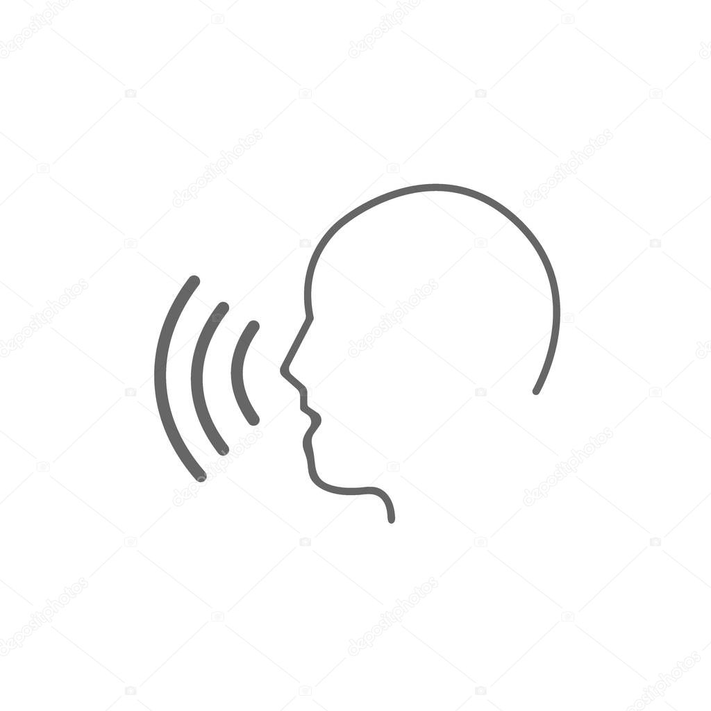 Voice control icon.