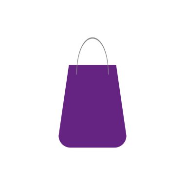 alışveriş çantası kağıt ticari simge vektör illüstrasyon tasarımı