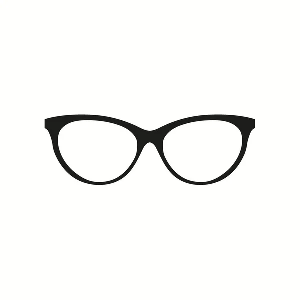 Icono Gafas Vista Imagen Vectorial Simple — Archivo Imágenes Vectoriales