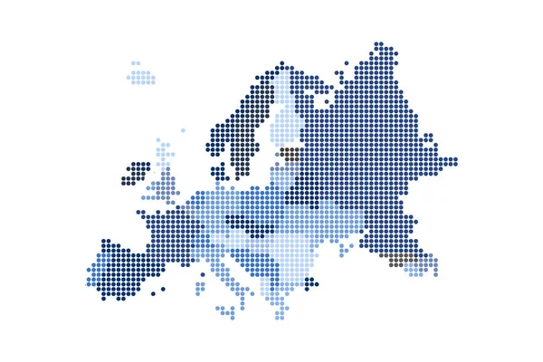 Mapa Europa Punteada Vector Eps10 — Vector de stock