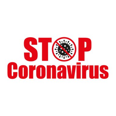 Koronavirüsü durdurun. Çin 'de Coronavirus salgını. Coronavirus 'a karşı savaş. Koronavirüs tehlikesi ve halk sağlığı riski. Tehlikeli hücrelerle salgın hastalık konsepti. Vektör .