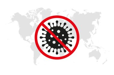 Çin, Coronavirüs salgınıyla savaşıyor. Coronavirus 2019-nc0v Salgını, Seyahat Alarmı konsepti. Virüs solunum sistemine, salgın hastalık riskine saldırıyor.