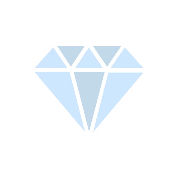 Vector Diamond Illustration Crystal Stone Jewelry Expensive Gift Vector Illustration — 스톡 벡터