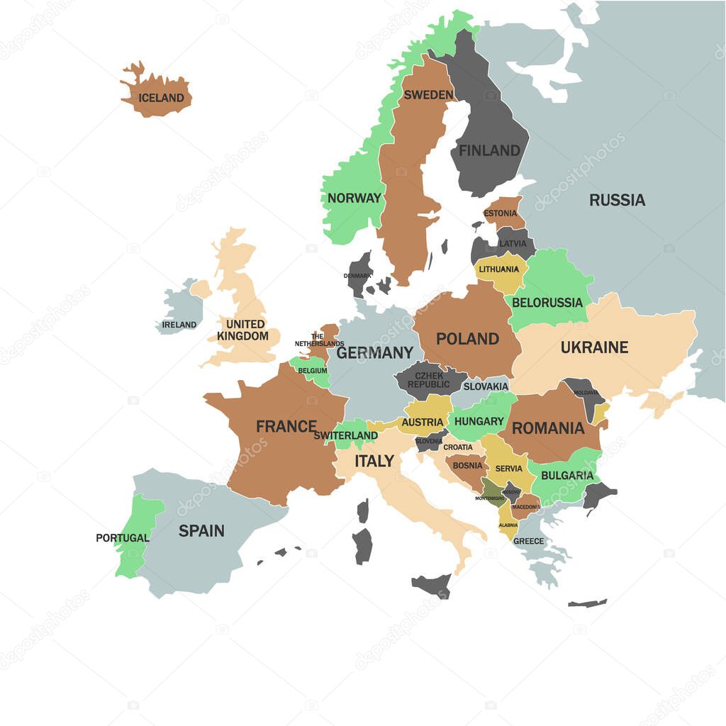 Europe - Political Map of Europe