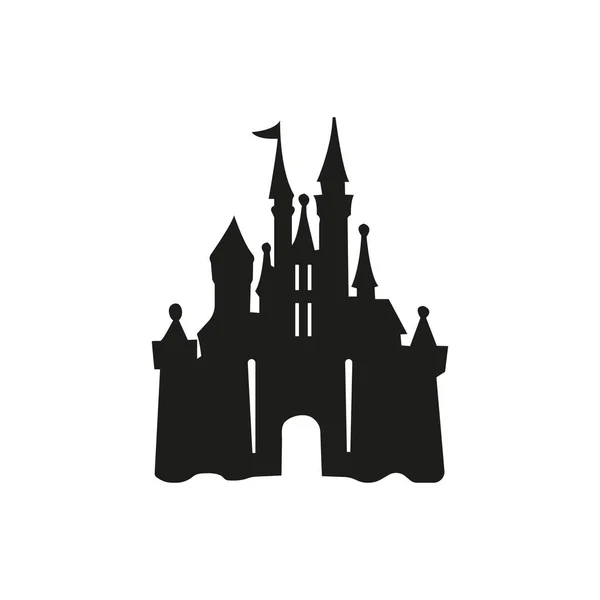 Castle logo simgesi vektör çizim şablonu - Vektör