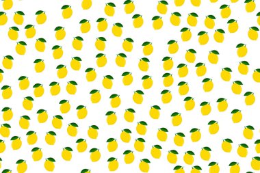 Limonsuz desenli vektör çizimi. 