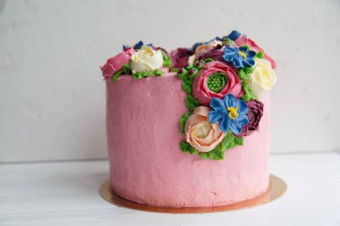 pasta, tatlı, çiçekler, Mart 8, Bahar, tatil, düğün