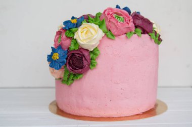 pasta, tatlı, çiçekler, Mart 8, Bahar, tatil, düğün