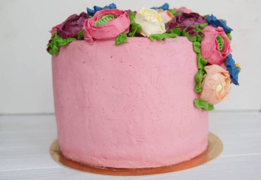 pasta, tatlı, çiçekler, Mart 8, Bahar, tatil, düğün