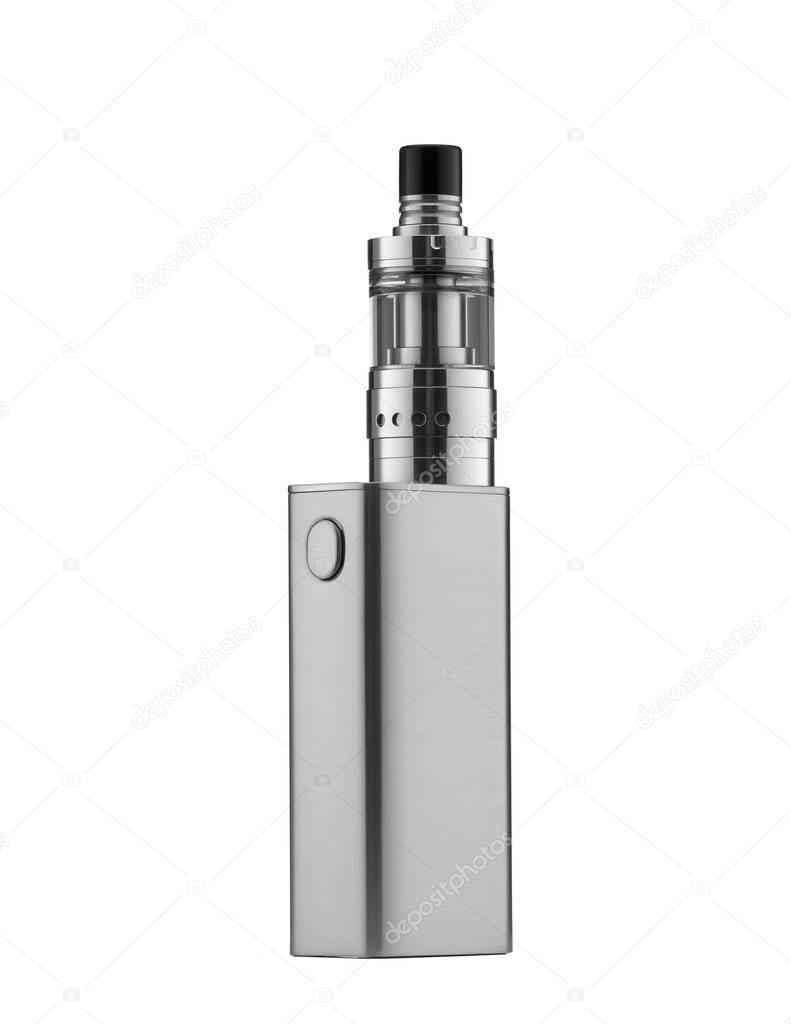 Electronic cigarettes isolated on white