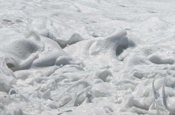 바다의 하얀 거품 파도 — 스톡 사진