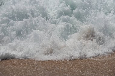 Kum arka plan dalga ile. Güzel arka plan kum ve fr dalga