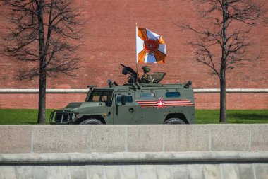 Moskova, Rusya - 07 Mayıs 2017 Rus çok amaçlı araç ' nın