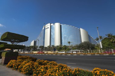 Dubai, Birleşik Arap Emirlikleri - Ocak 05,2018: The Jumeirah Beach Hotel, Jumei