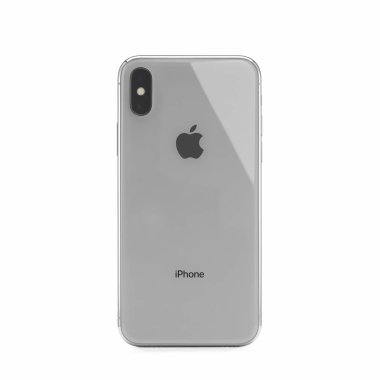 Moskova, Rusya - Ocak 06,2018: iphone X beyaz arka plan üzerinde. 