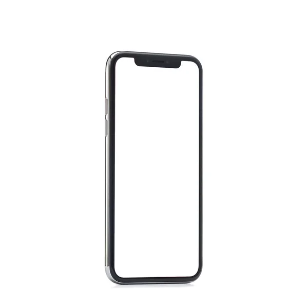 yeni telefon açık beyaz arka plan üzerinde izole