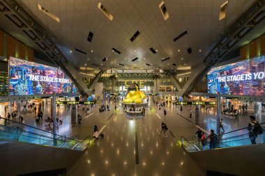 Doha, Katar - 23 Kasım 2019: Uluslararası Hamad İçişleri