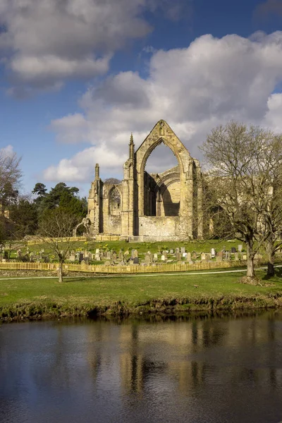 Bolton Abbey Στο Wharfedale North Yorkshire Αγγλία Παίρνει Όνομά Του — Φωτογραφία Αρχείου