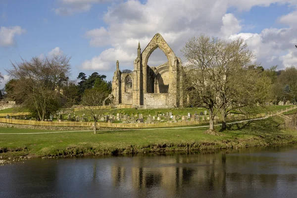 Bolton Abbey Στο Wharfedale North Yorkshire Αγγλία Παίρνει Όνομά Του — Φωτογραφία Αρχείου