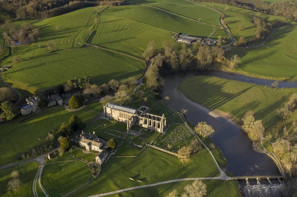 Bolton Abbey Στο Wharfedale North Yorkshire Αγγλία Παίρνει Όνομά Του — Φωτογραφία Αρχείου