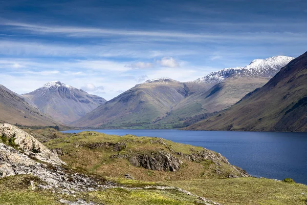 Sunrise Wast Water Een Meer Gelegen Wasdale Een Vallei Het — Stockfoto