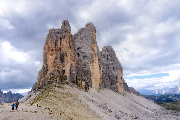 Talyan Dolomitleri Nde Tre Cime Lavaredo Nun Unesco Sitesi — Stok fotoğraf