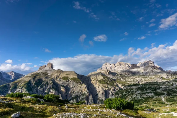 Dağın Zirveleri Croda Dei Rondoi Sağ Torre Dei Scarperi Sexten — Stok fotoğraf