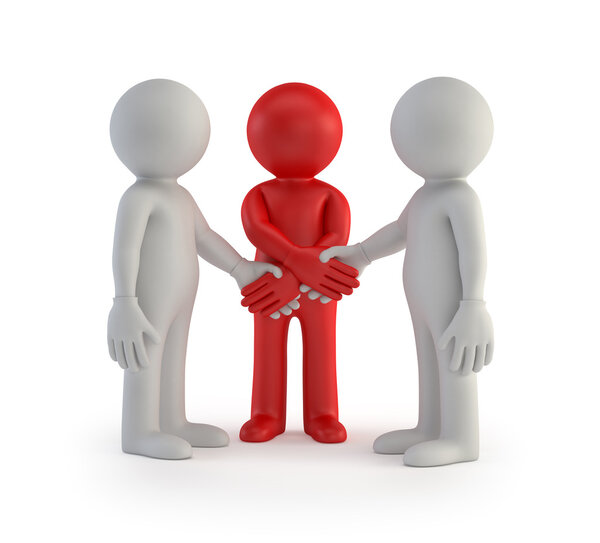 Трехмерные маленькие люди - Медиатор
