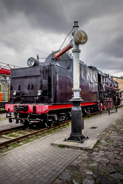 Riga, Letonya, eski tren buhar motoru Tren Demiryolu Müzesi