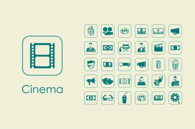 Sinema basit simgeler kümesi