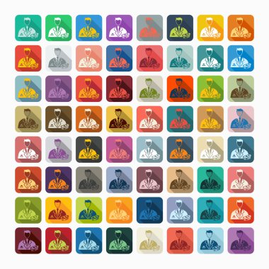 Düz tasarım: iş adamı