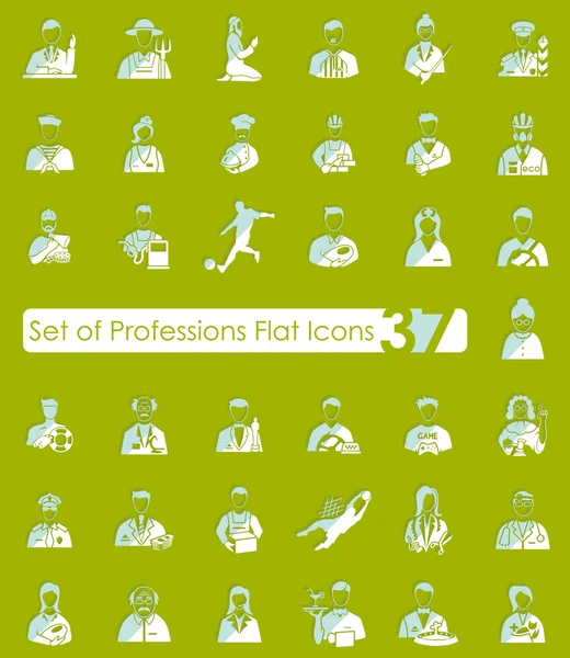 Set of professions icons — Stock Vector