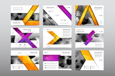 Broşür düzeni şablonu