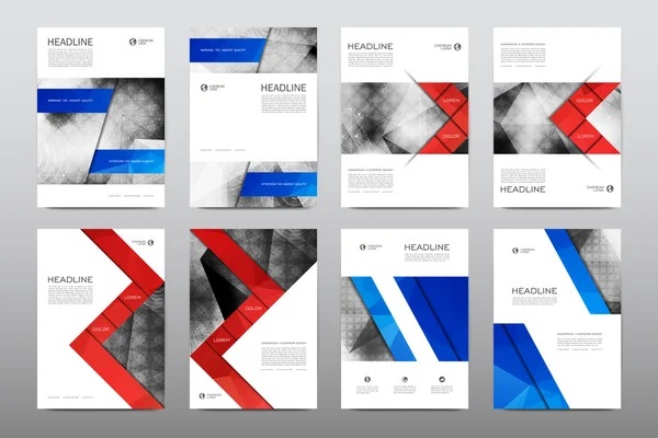 Brochure lay-out sjabloon — Stockvector