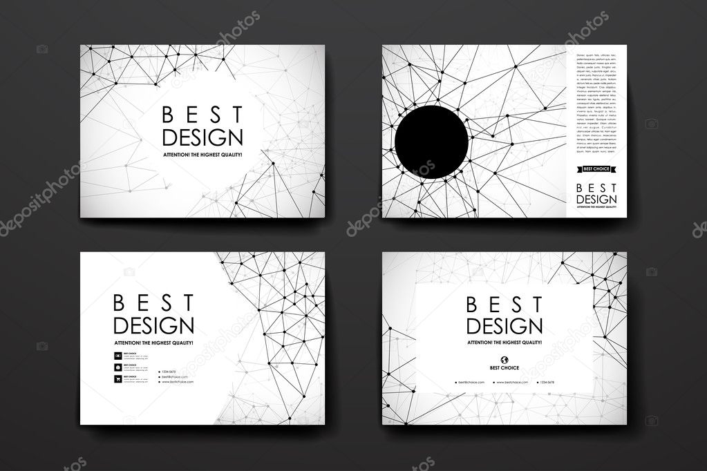 Set of modern design banner templates