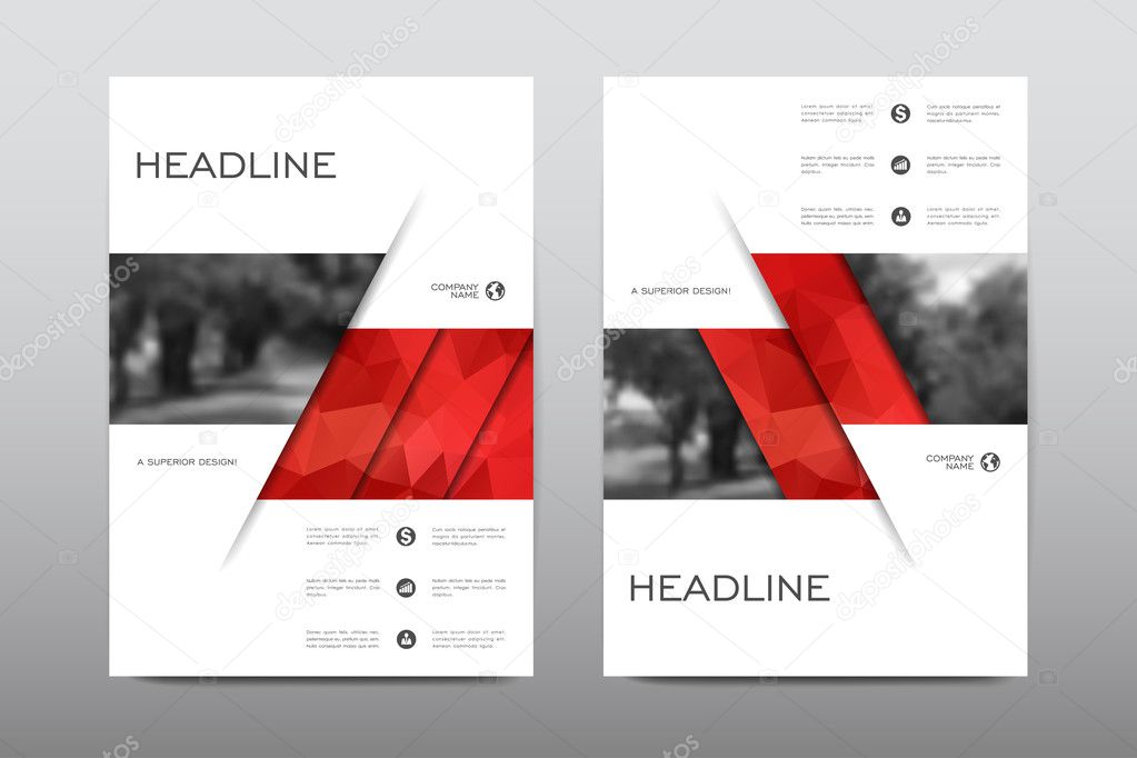 Brochure layout template