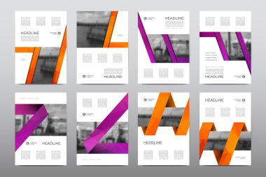 Broşür düzeni şablonu