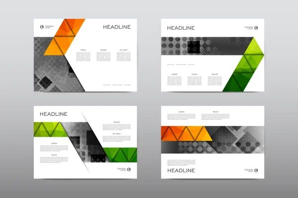 Modèle de présentation de brochure — Image vectorielle