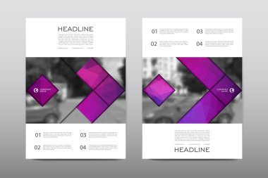 Arka plan ile dergi kitapçık kapak