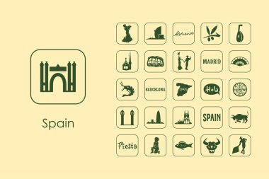 İspanya simgeleri dizisi