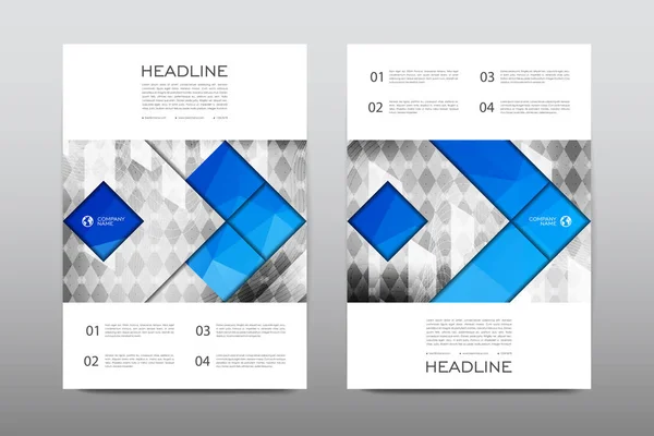 Les schémas des brochures de conception — Image vectorielle