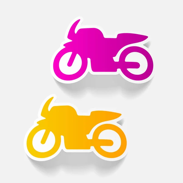 Éléments de conception de la moto — Image vectorielle