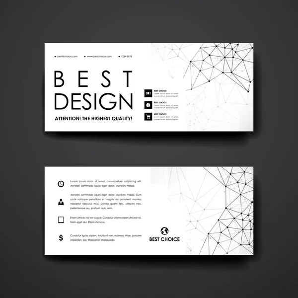 Lay-outs van ontwerp brochures — Stockvector