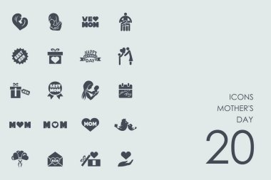 Anneler günü simgeler kümesi