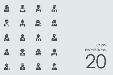 Meslek simgeleri kümesi