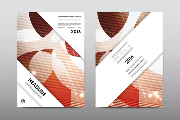 Brochure layout template design