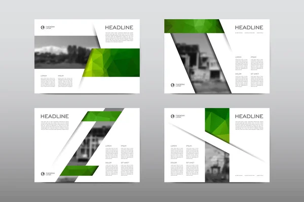 Design de modelo de layout de folheto —  Vetores de Stock