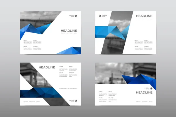 Brochure lay-out sjabloonontwerp — Stockvector