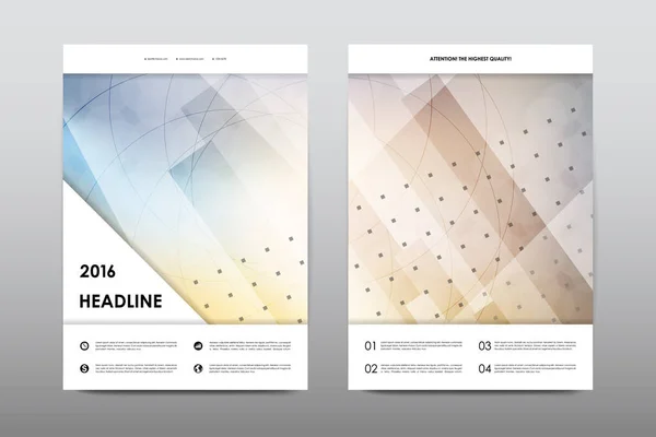 Folheto layout modelo folheto design vector, capa de livreto de revista —  Vetores de Stock