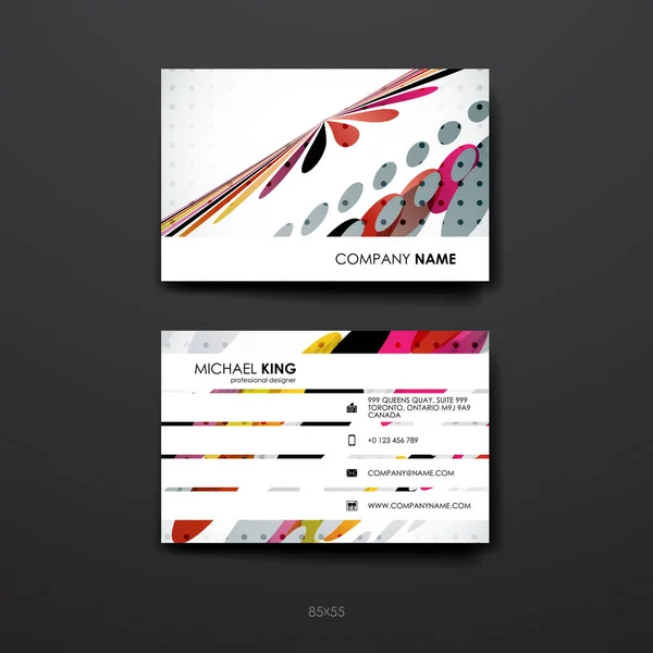 Set de folleto, plantillas de diseño de póster en estilo abstracto de fondo — Vector de stock